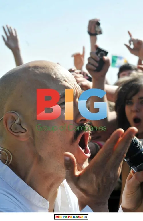 James' singer Tim Booth on stage at T in the Park