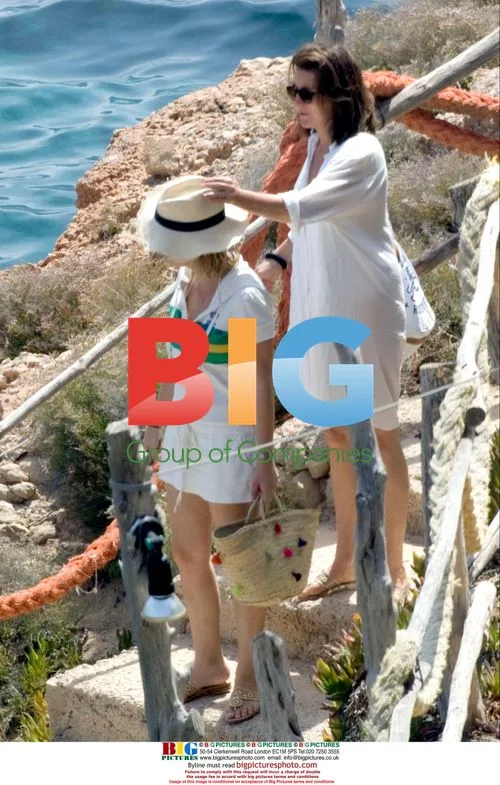 Cécilia Attias on holiday in Ibiza