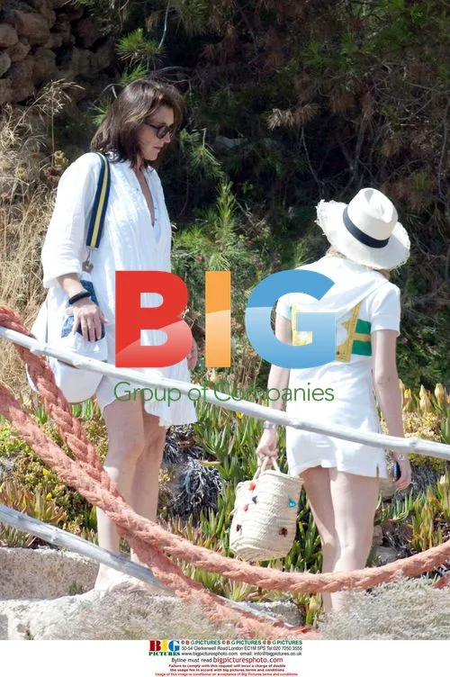 Cécilia Attias on holiday in Ibiza
