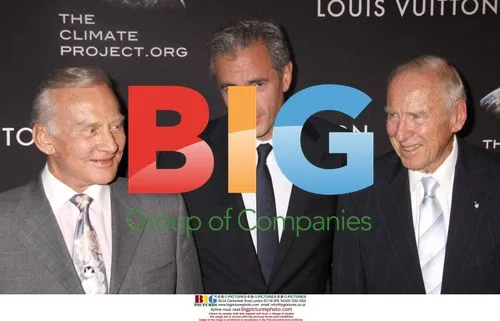 Aldrin, Lalonde, and Lovell at Louis Vuitton Lunar Landing Event