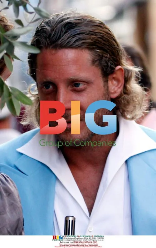 Businessman Lapo Elkann and girlfriend in St Tropez