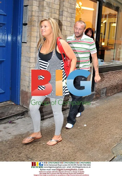 Kerry Katona and Mark Croft visit hairdresser