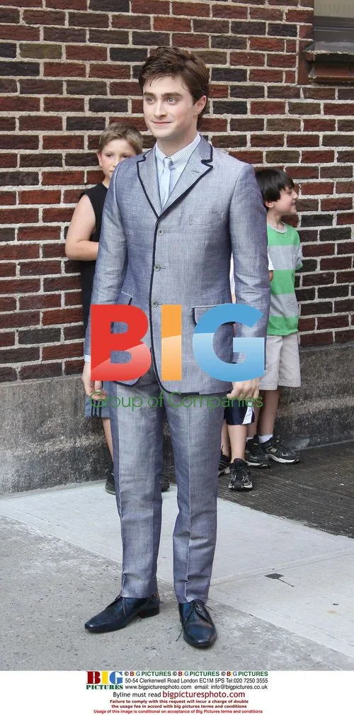 Daniel Radcliffe arrives at Ed Sullivan Theatre