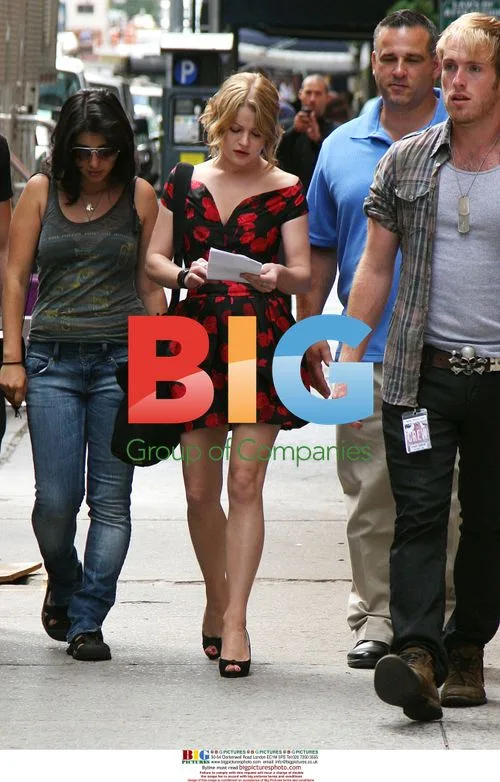 Actress Emilie De Ravin on 'Remember Me' set