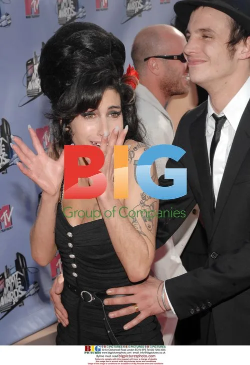 Amy Winehouse and Blake Fielder-Civil at 2007 MTV Movie Awards