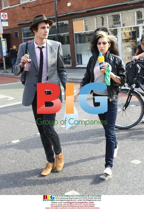 Amy Winehouse and Blake Fielder-Civil in London