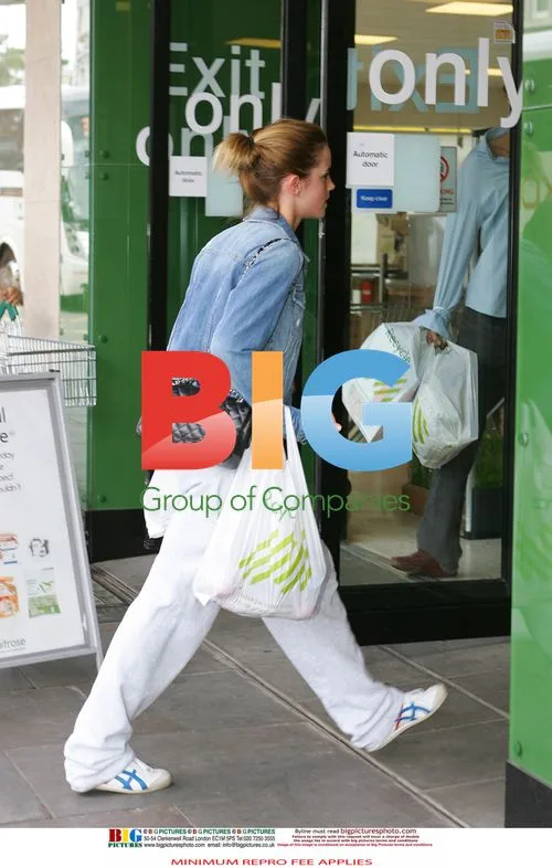 Emma Watson Goes Shopping Casually