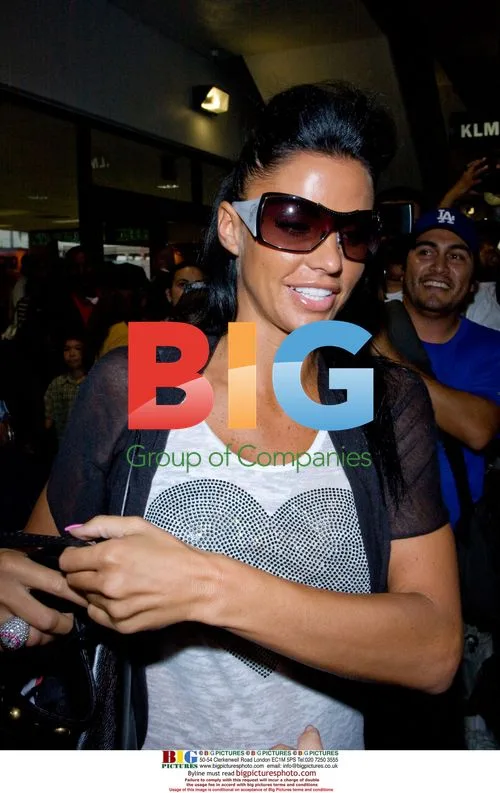 Katie Price arrives at LAX