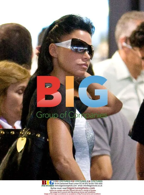 Katie Price arrives at LAX Airport