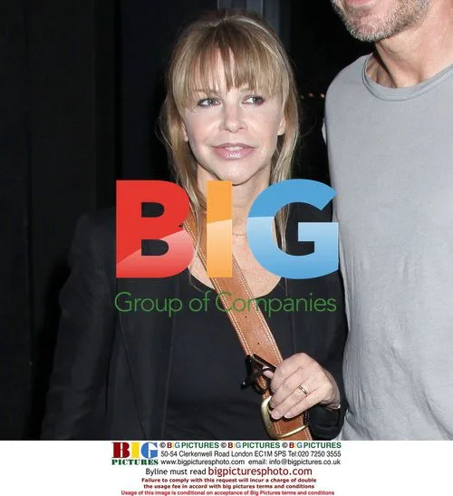 Leslie Ash and husband Lee Chapman at Julu