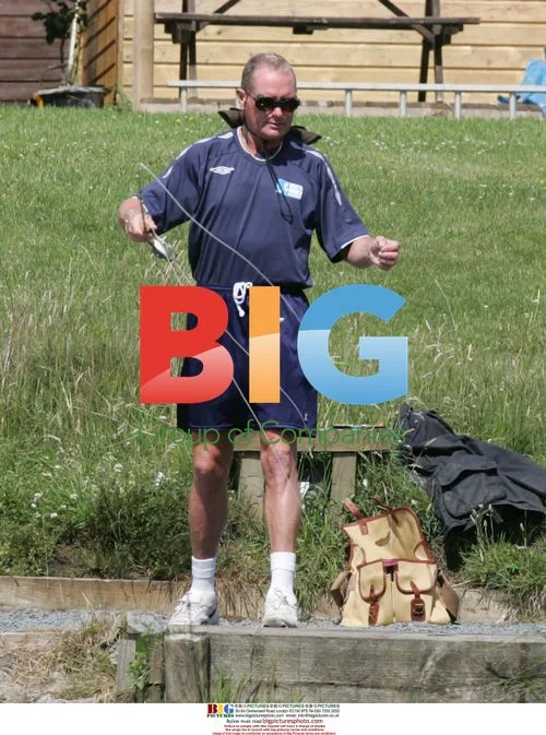 Gazza and friend enjoy fly fishing