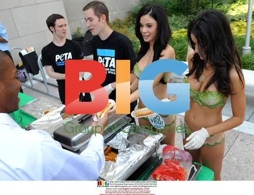 Playmate Jayde Nicole at PETA Event