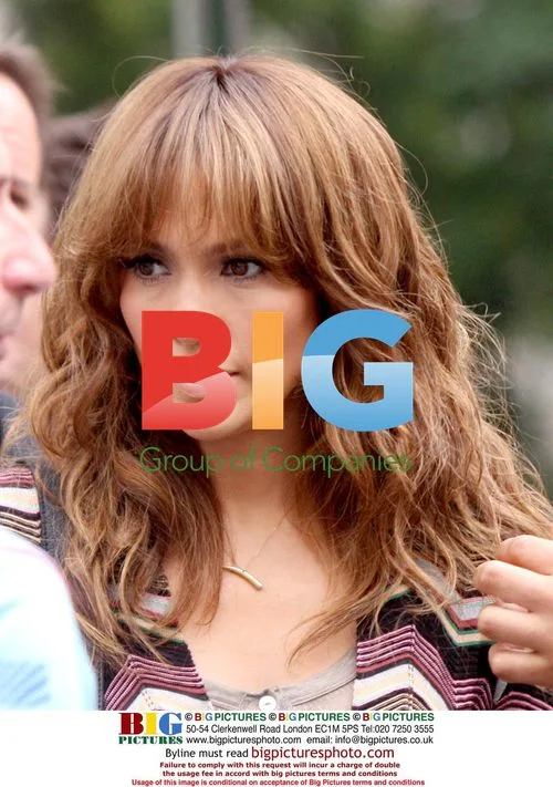 Jennifer Lopez on set of 'The Back-Up Plan'