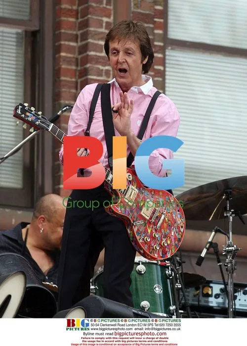 Paul McCartney on Ed Sullivan Theater roof