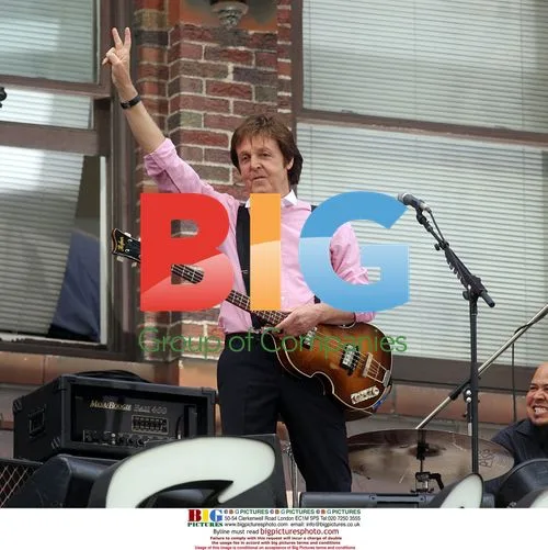 Paul McCartney Performs on Ed Sullivan Marquee
