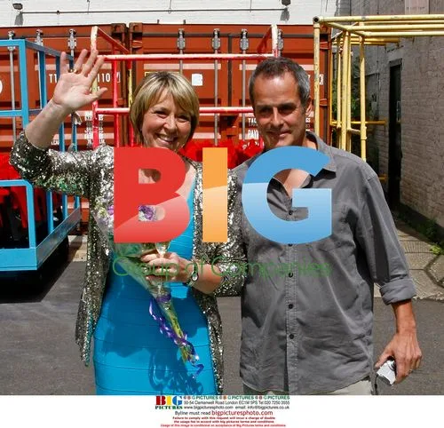 Fern Britton and Phil Vickery leaving This Morning studios