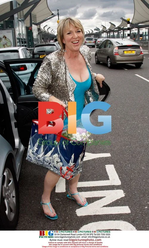 Fern Britton and Phil Vickery at Heathrow after TV show