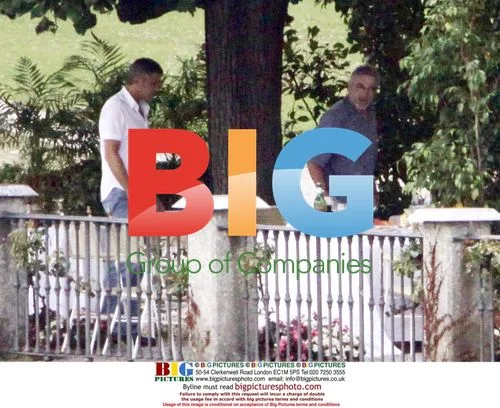 George Clooney and Robert De Niro on Vacation in Italy