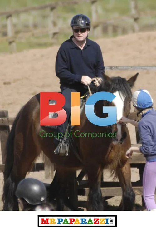 Steve McFadden Goes for Horse Ride