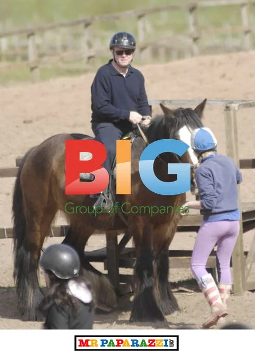 Steve Mcfadden Rides Horse in Lake District