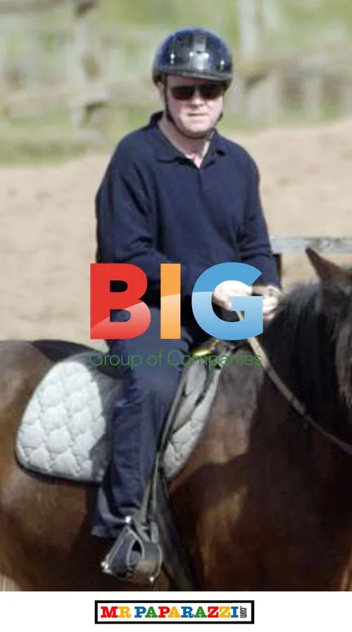 Steve Mcfadden goes for horse ride in Lake District