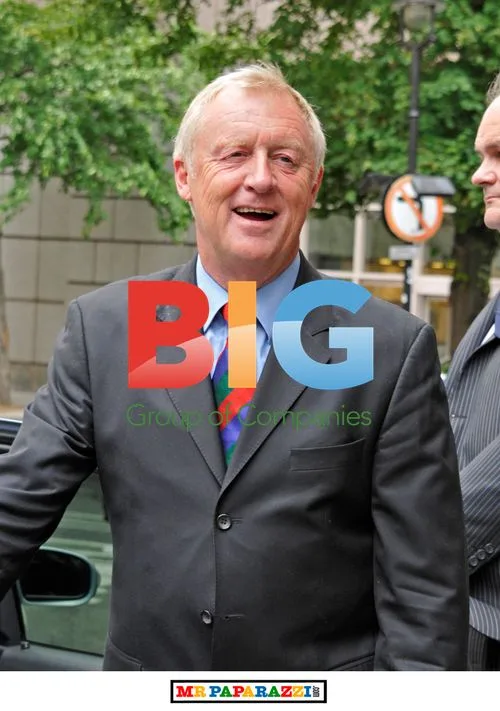 Chris Tarrant Laughing Outside Ivy Restaurant