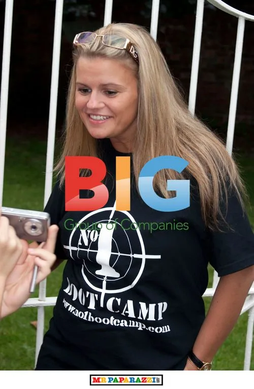 Kerry Katona at Boot Camp