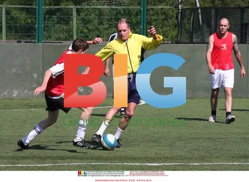 Paul Gascoigne and Peter Beardsley train