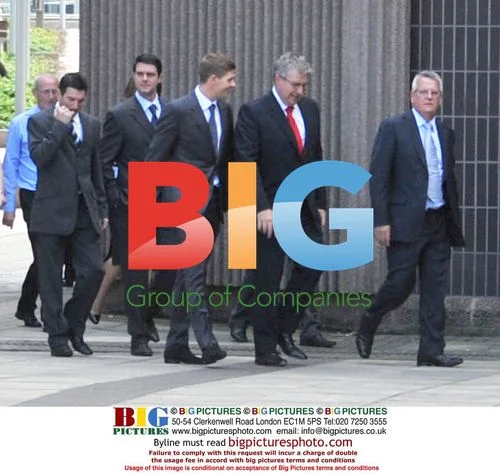 Steven Gerrard Arrives at Liverpool Crown Court