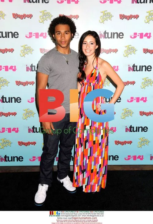 Corbin Bleu and Tiffany Giardina at J-14 Concert