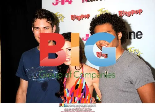 Drew Seeley, Tiffany Giardina and Corbin Bleu at J-14 Event