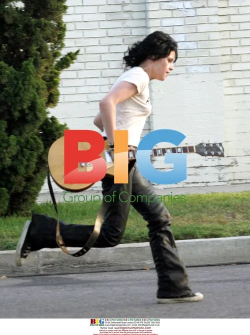 Kristen Stewart filming 'The Runaways'