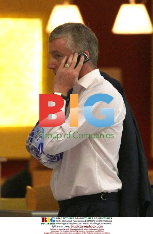 Sir Fred Goodwin at Nice airport