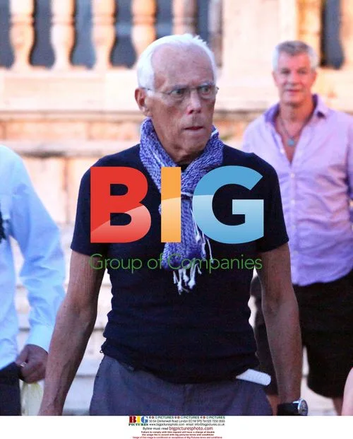 Giorgio Armani spotted on yacht in Hvar