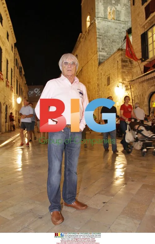 Bernie Ecclestone Strolls in Dubrovnik