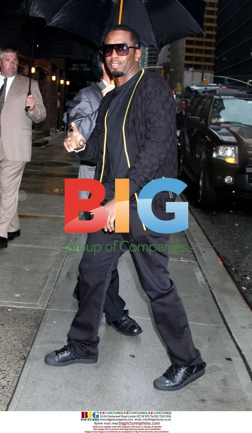 P. Diddy at 'Late Show with David Letterman'