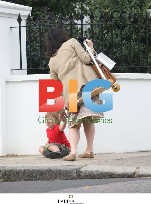 Kirstie Allsopp and Son in North London