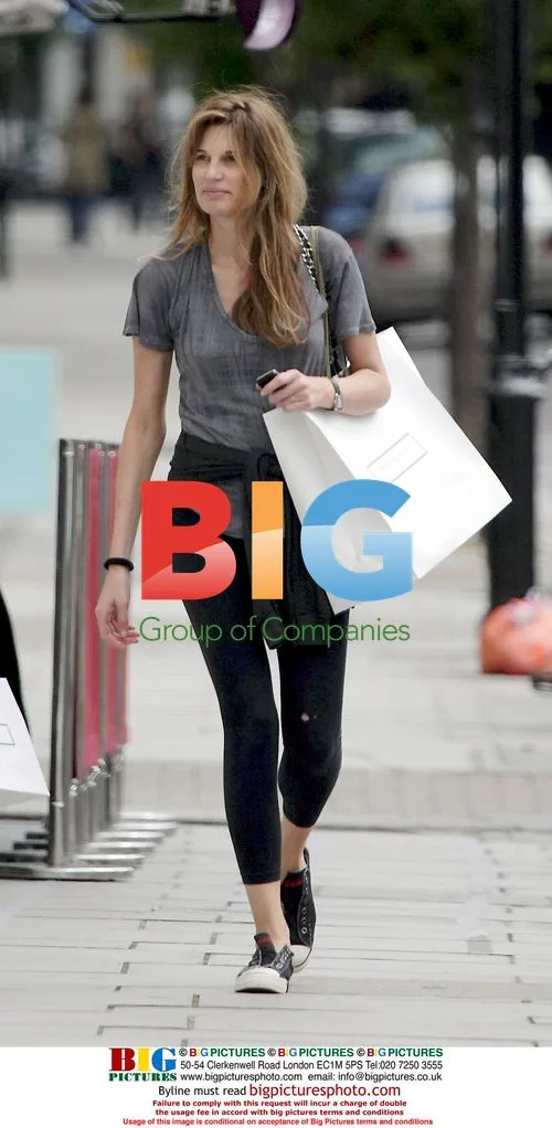 Jemima Khan goes shopping in Nottinghill