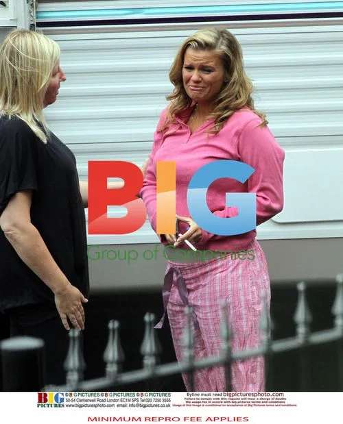 Kerry Katona Upset on Set