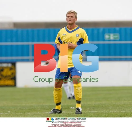 Jeff Brazier in Canvey Island FC Legends match