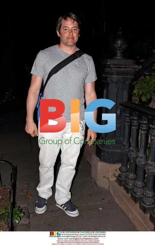 Matthew Broderick out in West Village, NYC