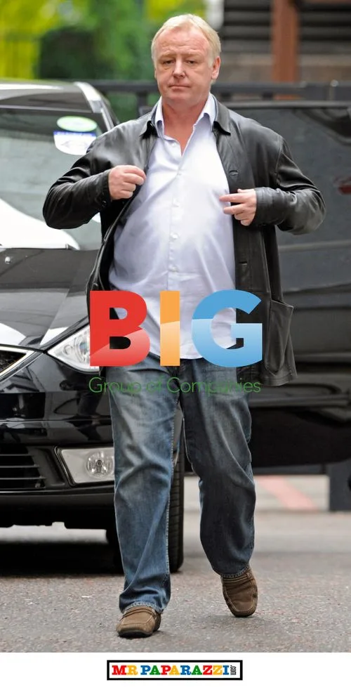 Les Dennis outside GMTV studios, London