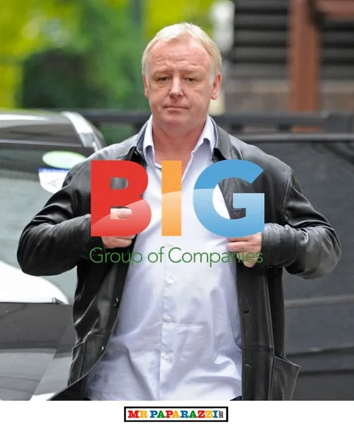 Les Dennis outside GMTV studios