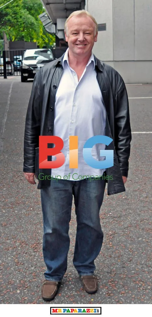Les Dennis outside GMTV studios