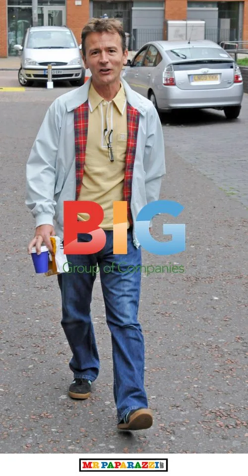 Woody from Madness outside GMTV studios