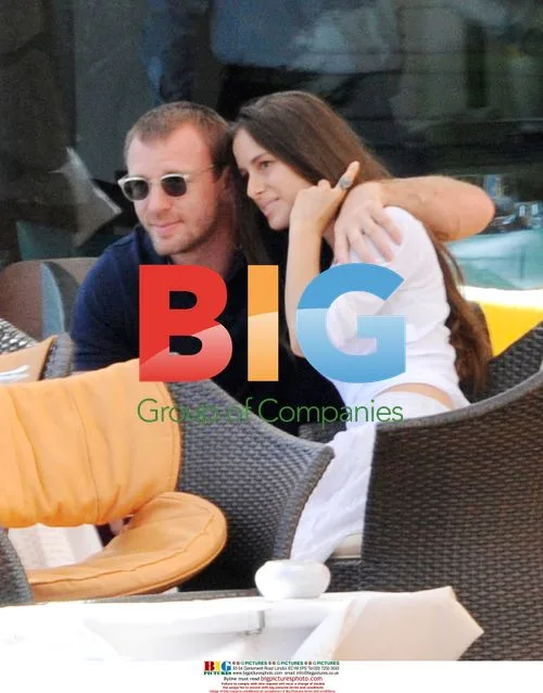 Guy Ritchie Relaxes with Twins in Italy