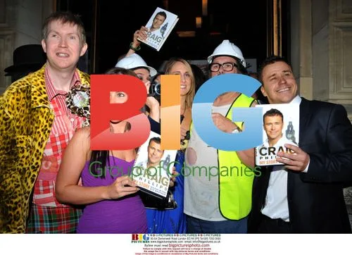 Big Brother stars attend Craig Phillips book launch