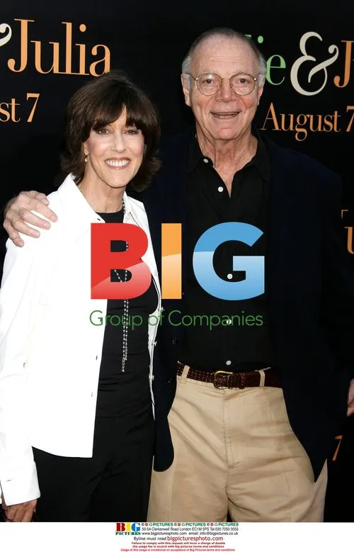 Nora Ephron and Nicolas Pileggi at "Julie & Julia" screening