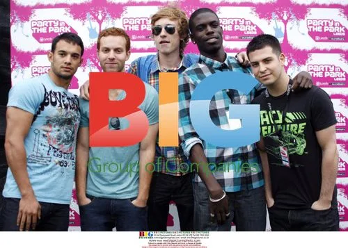 Blazin Squad Backstage at Leeds Party In The Park