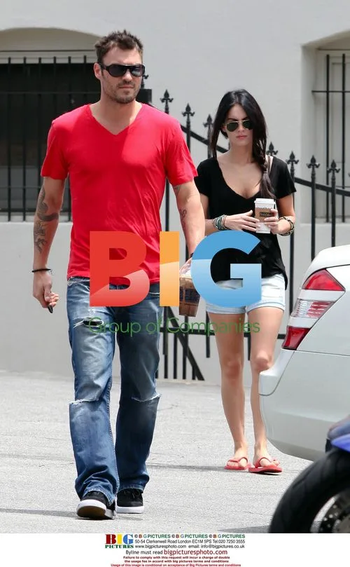 Megan Fox with ex Brian Austin Green